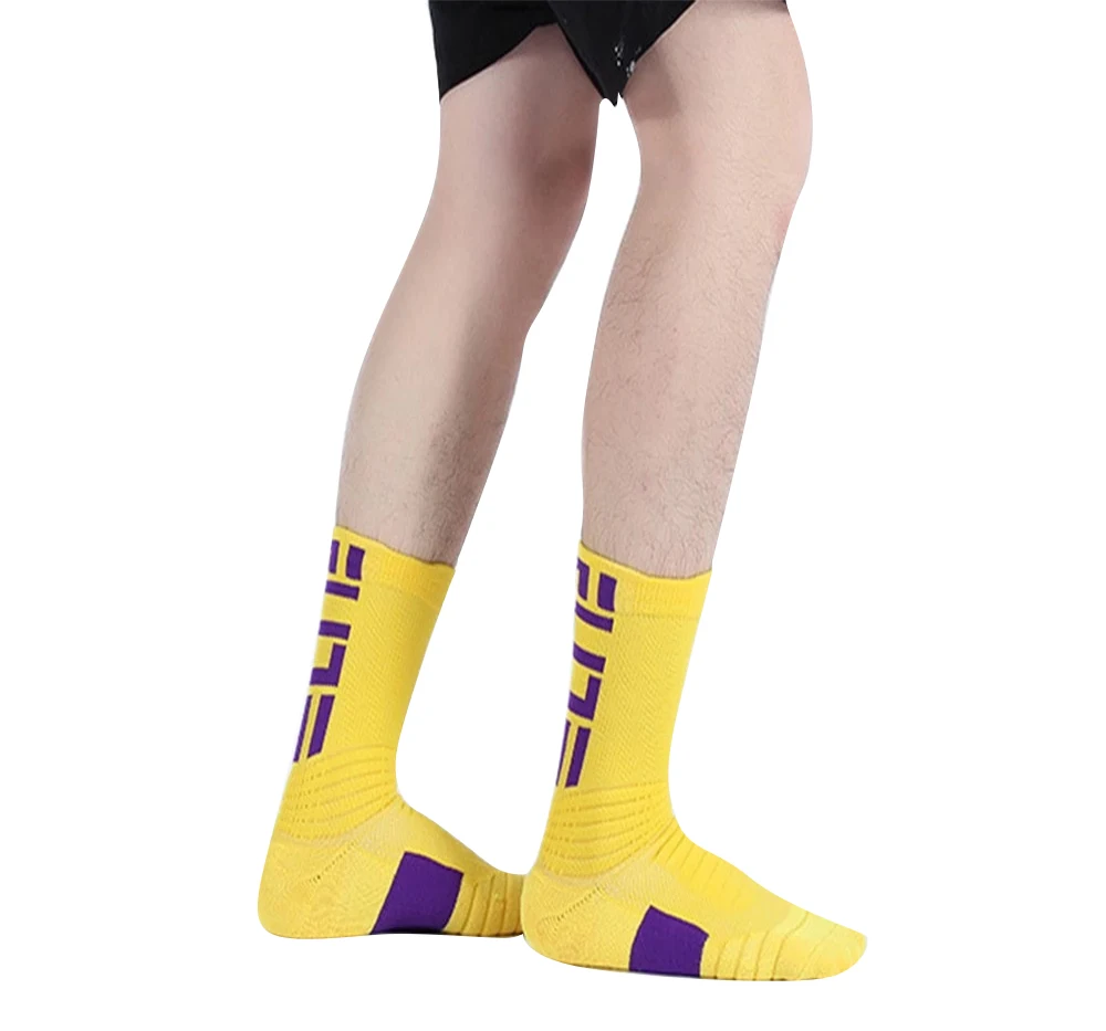 KANGYI 2019 hot sale Sports men running socks Custom Compression Athletic cheap Basketball  Socks