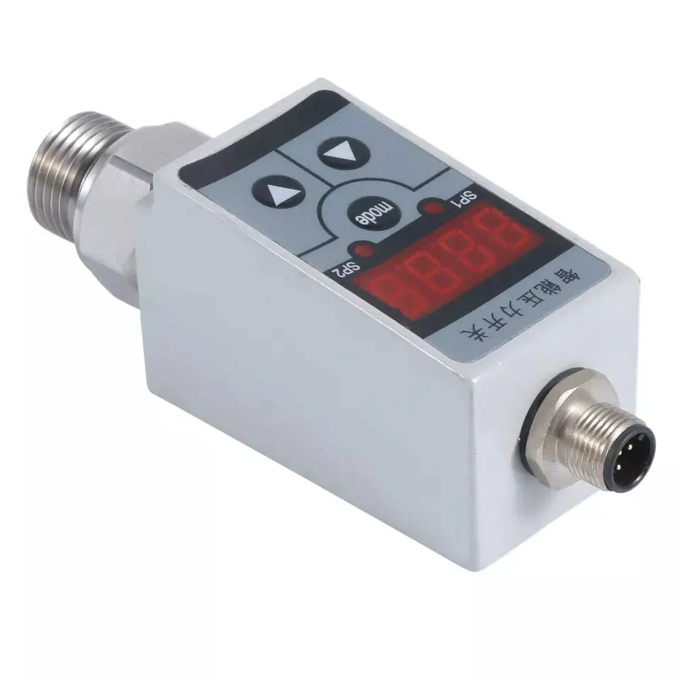 24v Intelligent Hydraulic Electronic Pressure Switch vacuum pressure switch controller with LED digital display