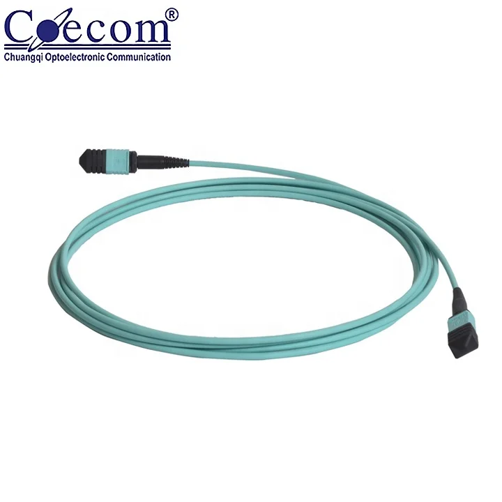 Multi-Fiber SM MPO to LC Breakout Cable Fan-out Type MPO Trunk Cable Assembly Fiber Optic Patch Cord OM3, OM4