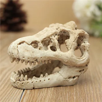 Aquarium Fish Tank Accessories Ornaments Water Grass Landscape Dinosaur Resin Skull Fish Tank Landscape/Decoration