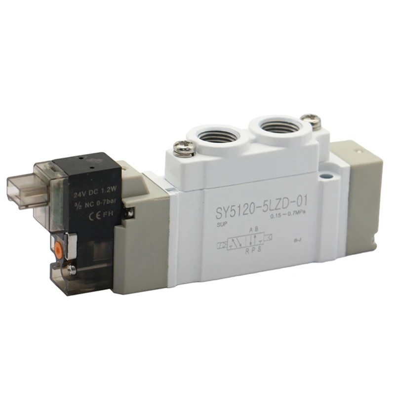 SY5120-5LZD-01 SY5220 SY5320 SY5420 SY5520 pneumatic smc type electric control solenoid valve
