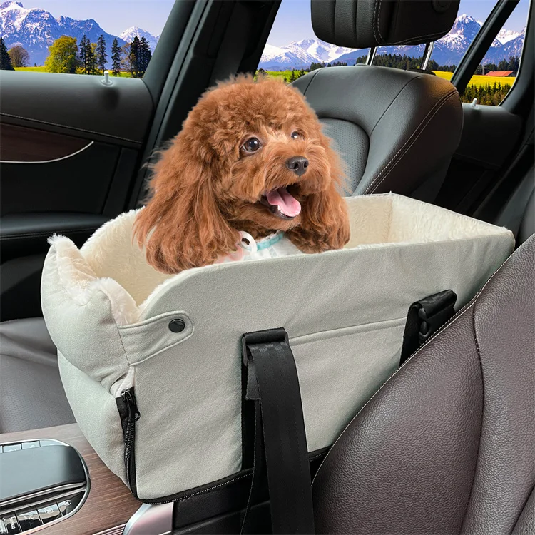 Geerduo Customize Manufacturer Multi-function Outdoor Portable Pet Dog Cat Car Armrest Center Console Seat Booster Carrier Bag