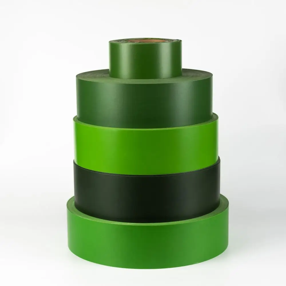 Manufacturer Wholesale Green PVC Film Sheet in Rolls Artificial Christmas Trees Grass Fence Materials