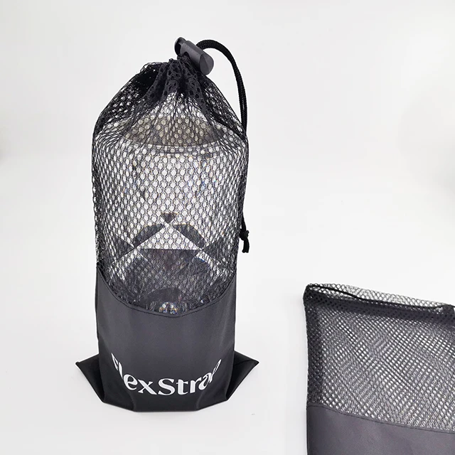 New arrival promotional custom packing wholesale gray nylon mesh drawstring bags with lock