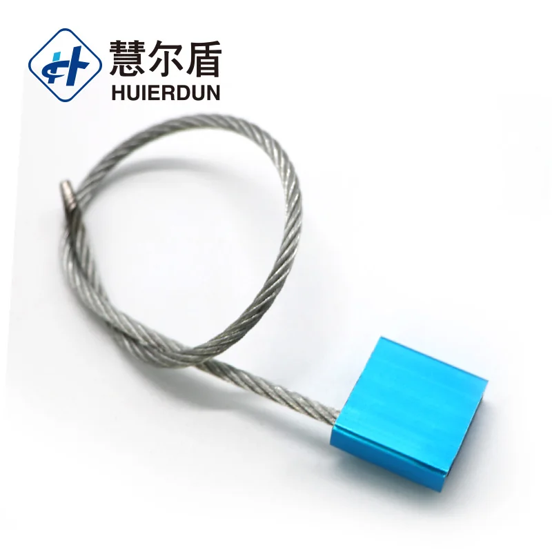 HED-CS102 Disposable lead sealing cable seal endurable oil tank steel wire cable seals