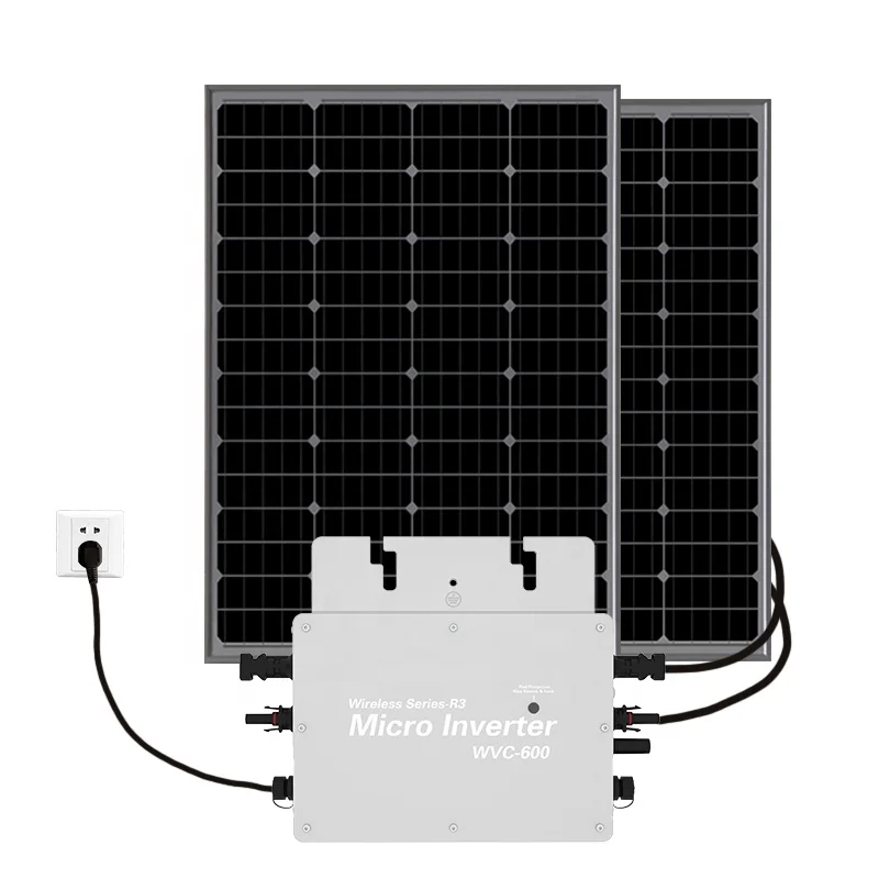 Balcony Panel 400w Black  Mounting Rail Extension Cable 600w Micro Inverter Betteri Bc01 End IP68 solar Balcony System