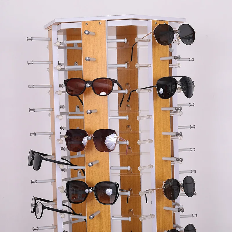 2022 New Rotating Sunglasses Display Stand Eyewear Hanger 108 Pairs Sunglass Rack Holder