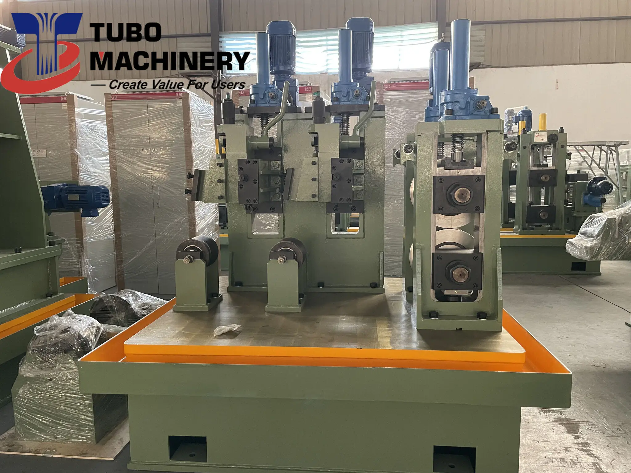 High Quality Steel Tube Mill Profile Pipe Production Line for making different sizes