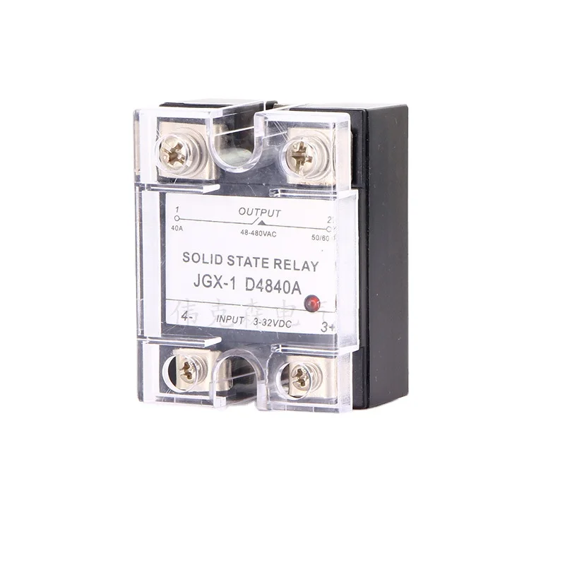 Solid state relay 40A24v single-phase 220v DC control AC solid state SSR-40ADA non-contact