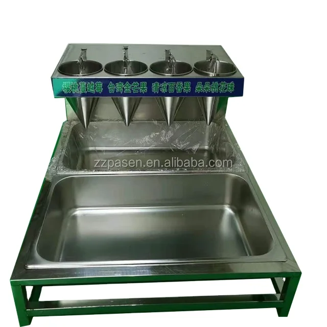 Small Jelly Ball Bubble Tea Making Machine Juice Filled Popping Boba Making Machine