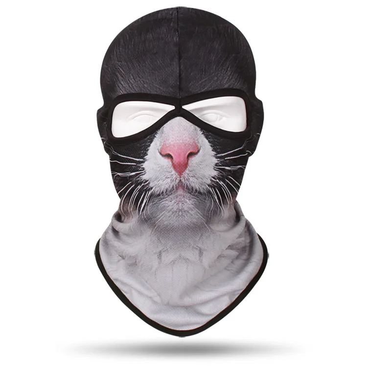 Breathable animal mask outdoor cycling bicycle masked sun protection for men andwomen head cover fishing personality bandana cap