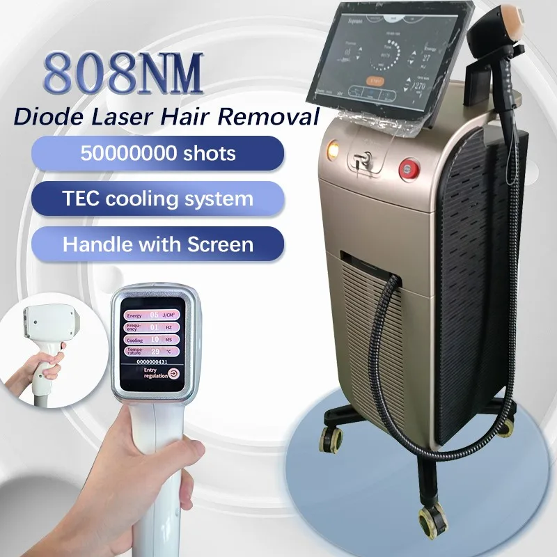 Oem Ice Laser Hair Removal Machine Permanent Diode Laser Hair Removal Professional 808nm Diode Laser Hair Removal Machine