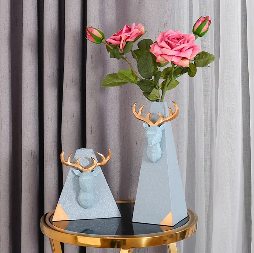 Resin vase ornaments for European home