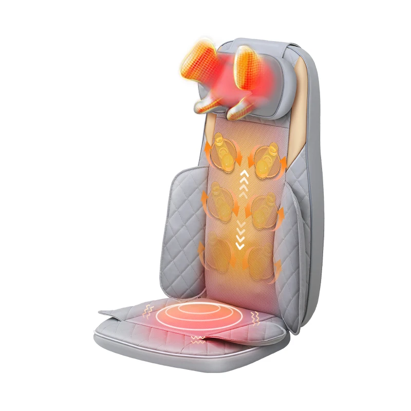 The latest hot cushion Automatic back massage heat vibration car seat sellers neck and back massager pillow massager domestic