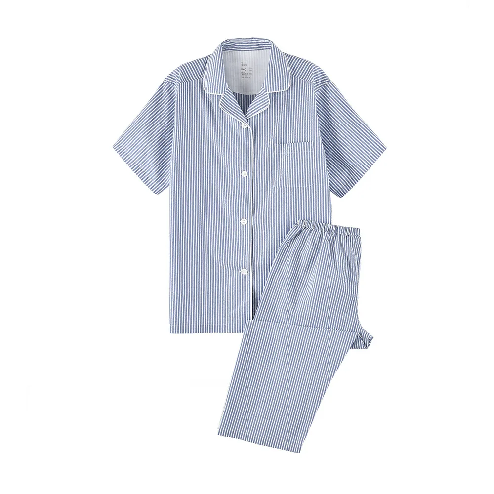 wholesale cotton pajamas plus size sleepwear women night pajama suit
