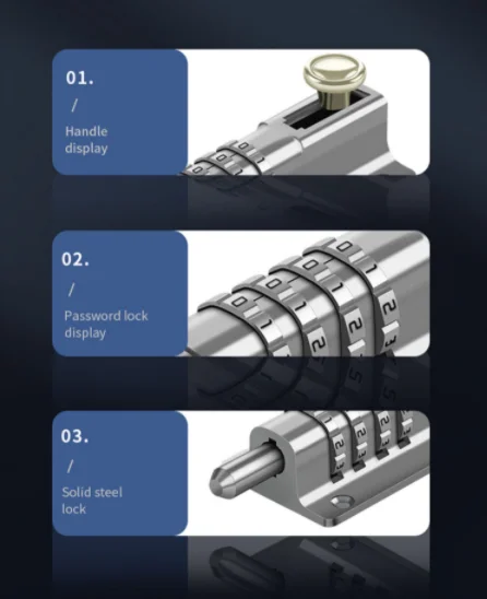 Замок дверной из цинкового сплава