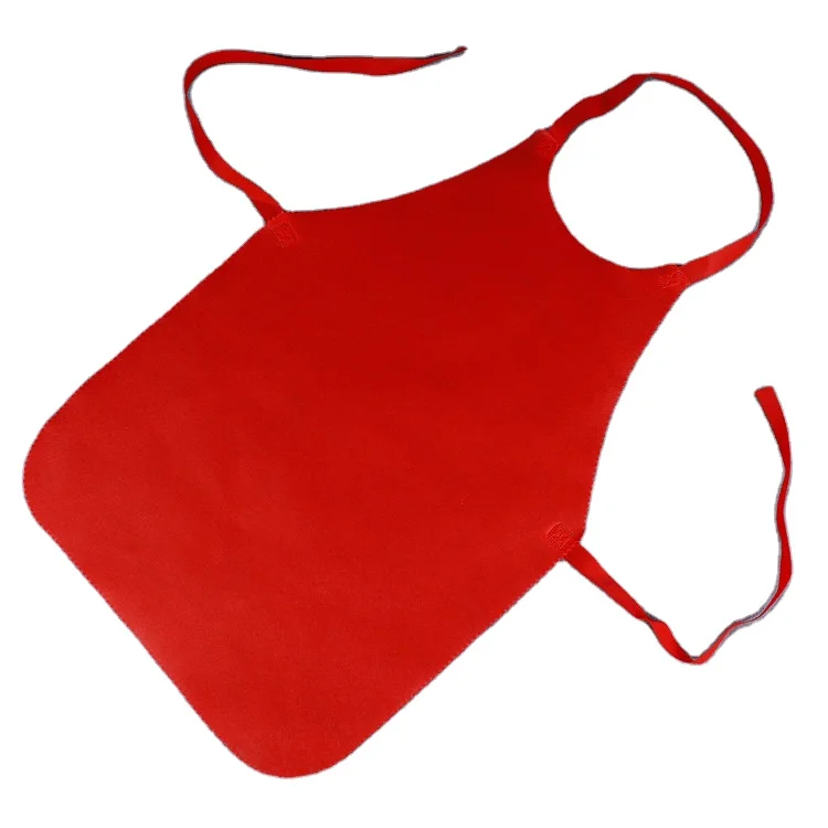 Ярких цветов Детская школьная живопись нетканый материал для детей и взрослых одноразовый нетканый фартук