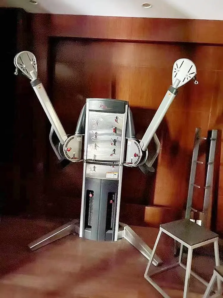 Muscle Training Fitness Equipment Dual Cable Crossover For Gym