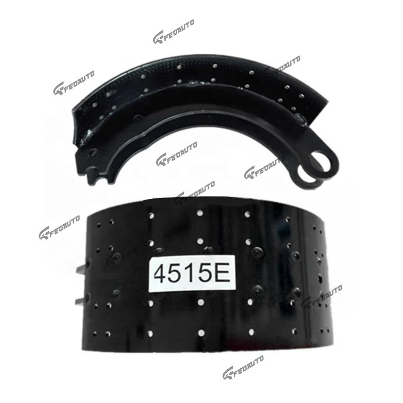 brake shoe lining material 4515E 15025412 brake shoe adhesive auto truck brake shoes