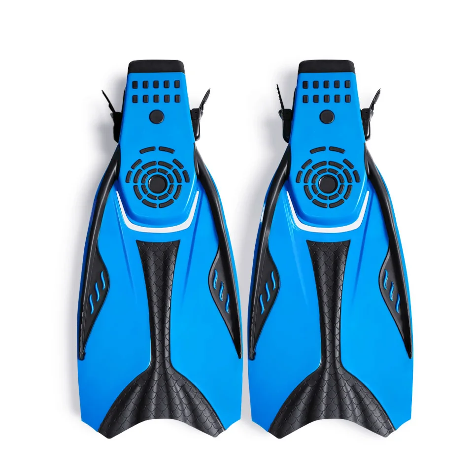 Silicone Swim Fins Customized Snorkeling Training Picture Adult EVA Logo Item Adjustable Color Swimming Diving Accept Feature