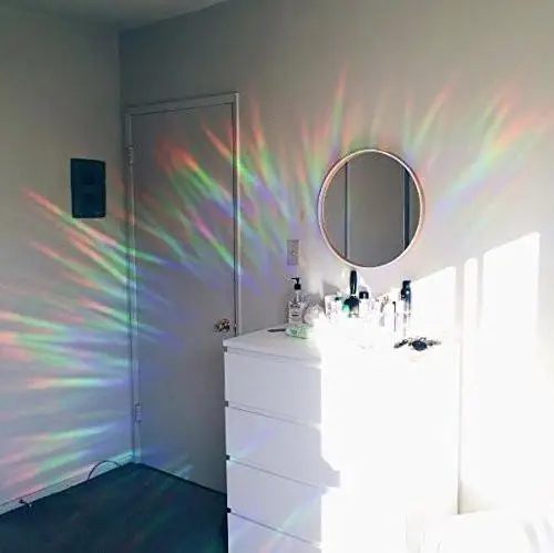 Star Butterfly Rainbow Window Film 3D Sun Catchers Wall Stickers for Home Bedroom Decoration Children Kids Motorcycle Sticker