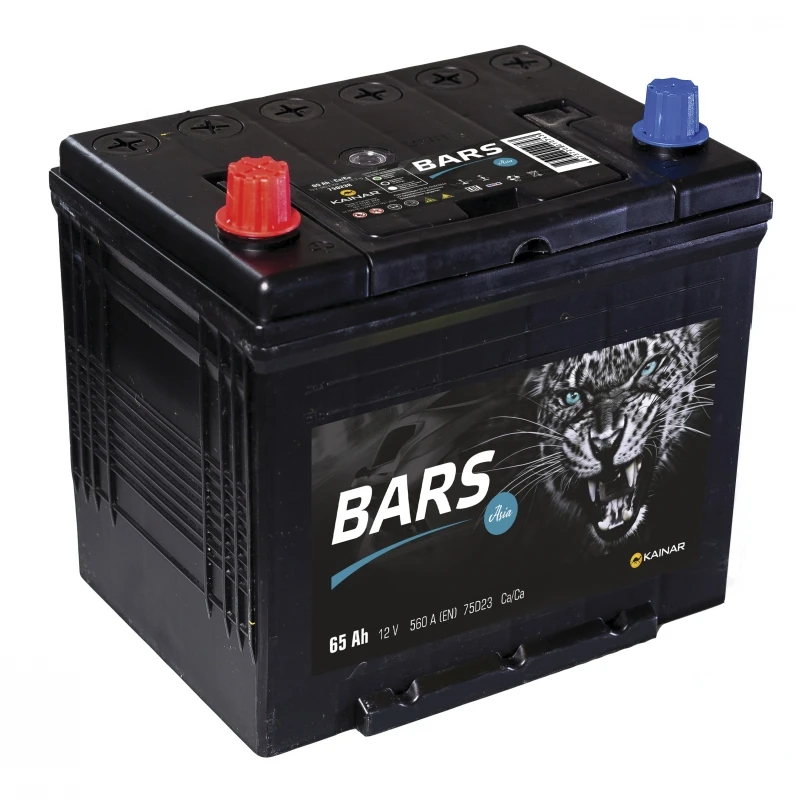 Auto Car Vehicle BARS ASIA 6CT-65 d.p. 75D23R Battery 12V 65AH Battery