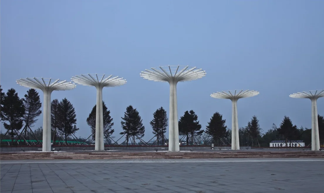 Creative umbrella lamp 3d led outdoor IP65 Newest design top quality motif mushroom light landscape  garden sculpture decoration