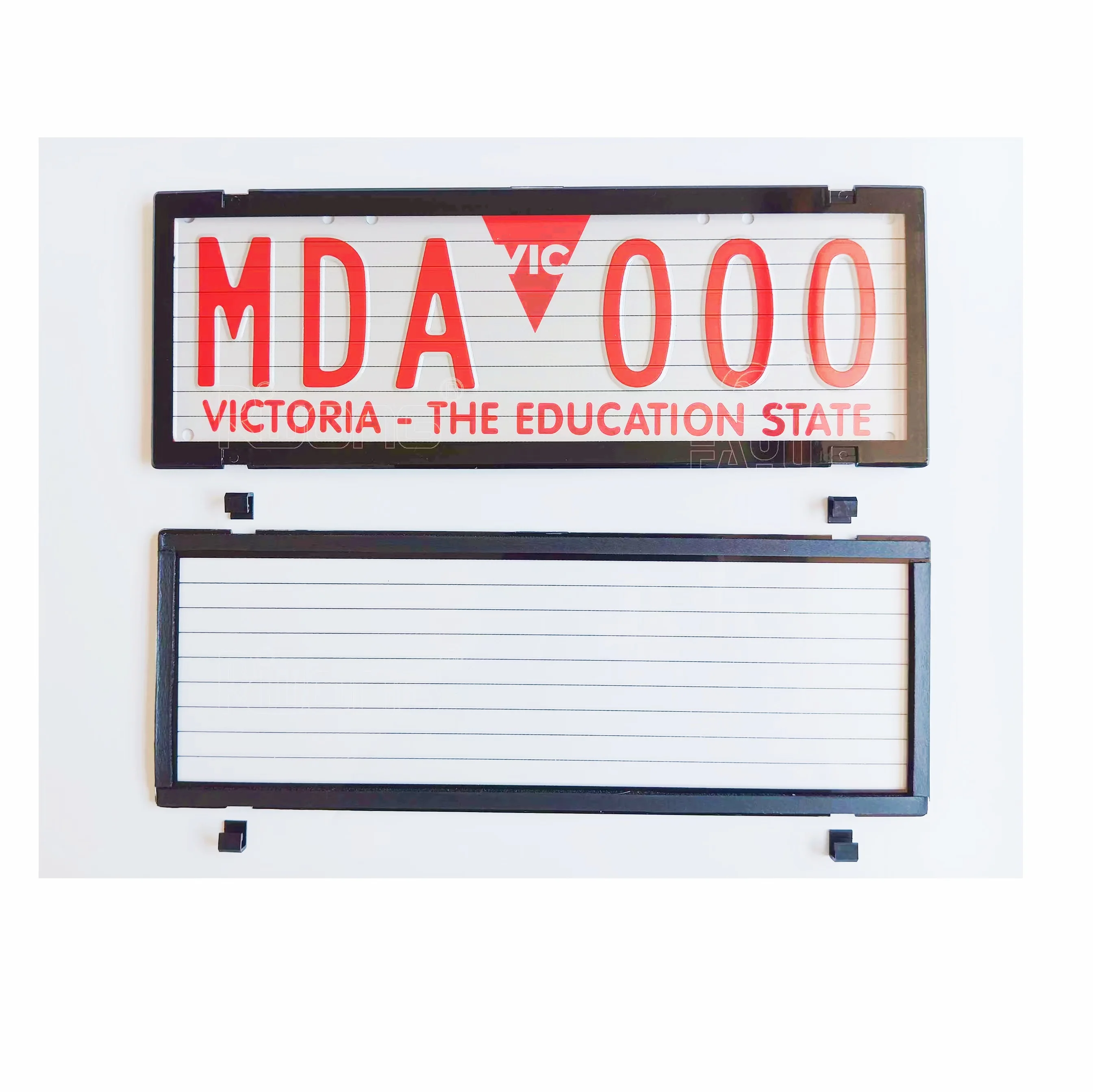 Fiji Australia Solomon car number plate surround