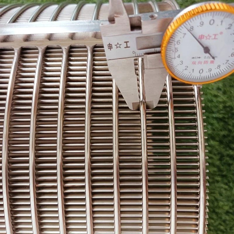 rotary filter drum for  solid liquid separators stainless steel 316L wedge wire screen