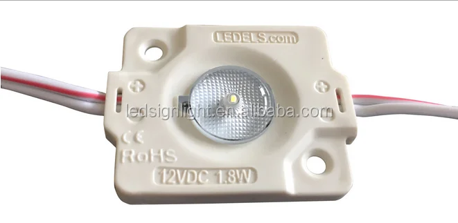 
high power 1.8w injection led modules, CE ROHS 12v 180lm led lights for single-side lightbox <span style=