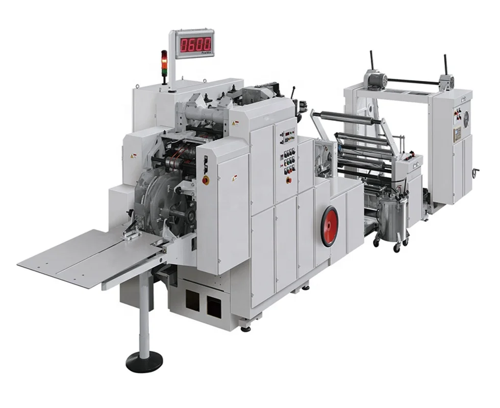  high quality bag making machine for shopping bag/square bottom bag/food with printing part