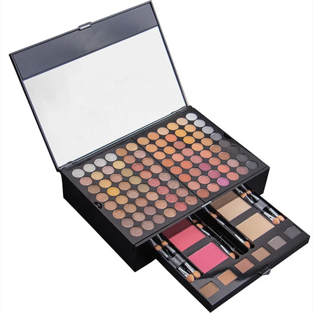 Custom Your Own Brand Pigment 194 Colors Eye shadow Case Makeup Set Cosmetic Pressed Private label Eyeshadow