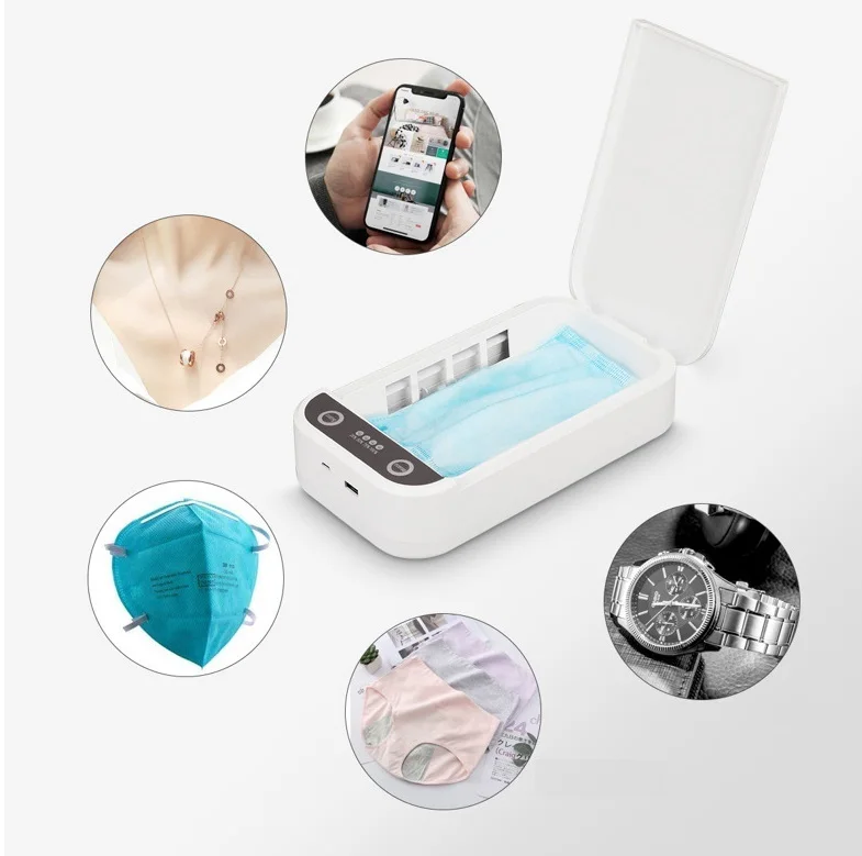 
UV Disinfection Case, Ultraviolet, disinfection, sanitizing, sterilizer, lamp light, kill virus, kill germs, portable. 