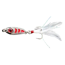 Full Water Gold And Silver Vibrator Metal  Fishing Lure Spoon Jigging