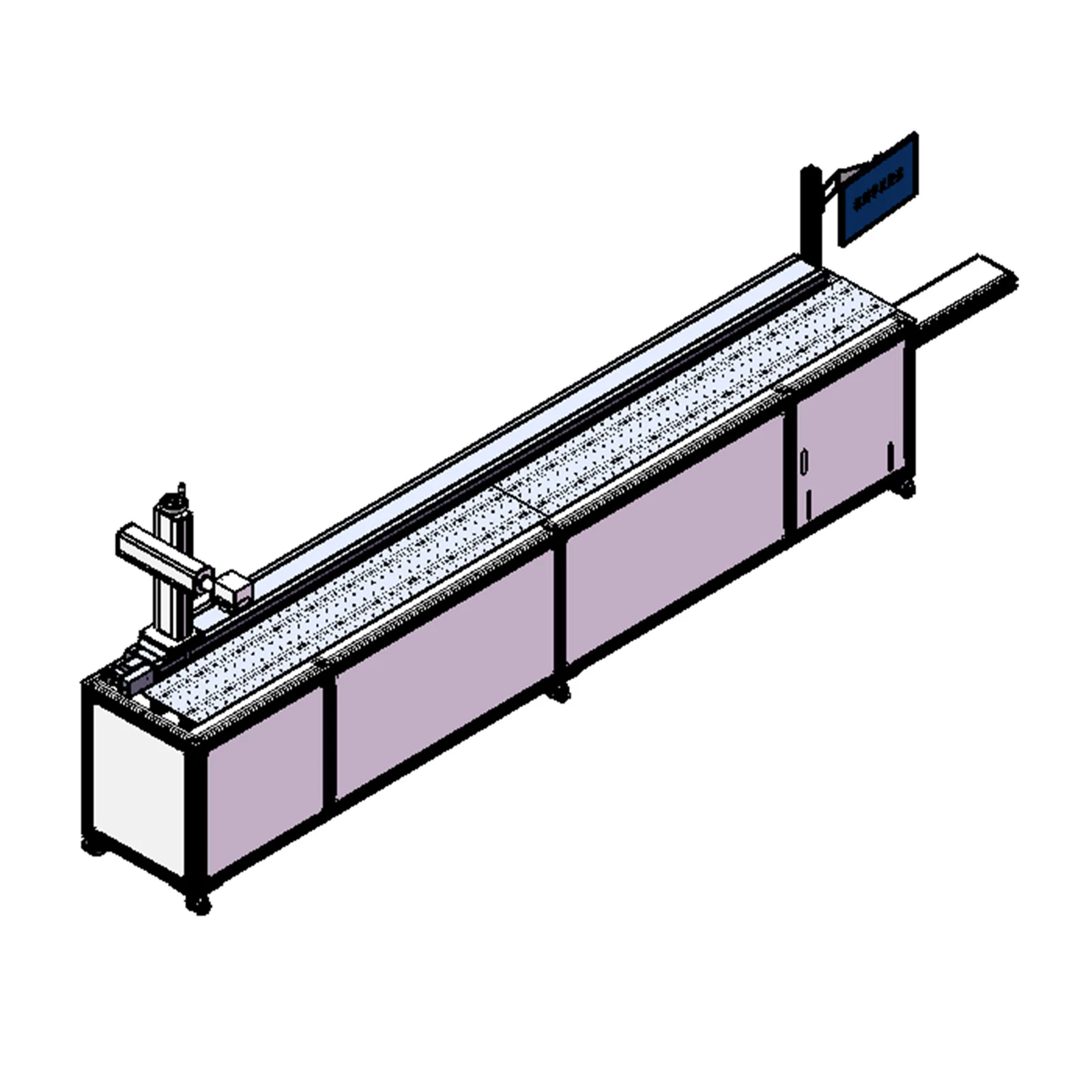 3m Marking Line Machine the Latest Technology High-grade Laser Marking Machine