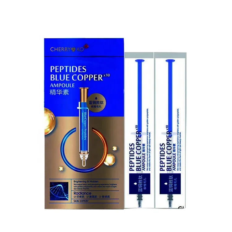 Cherry ko new product anti-aging lotion blue copper peptide lotion for skin care