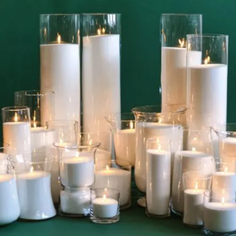 PUSISON Manufacture High Quality Custom sand wax for candle making cirios para eventos cera para vela unique candles