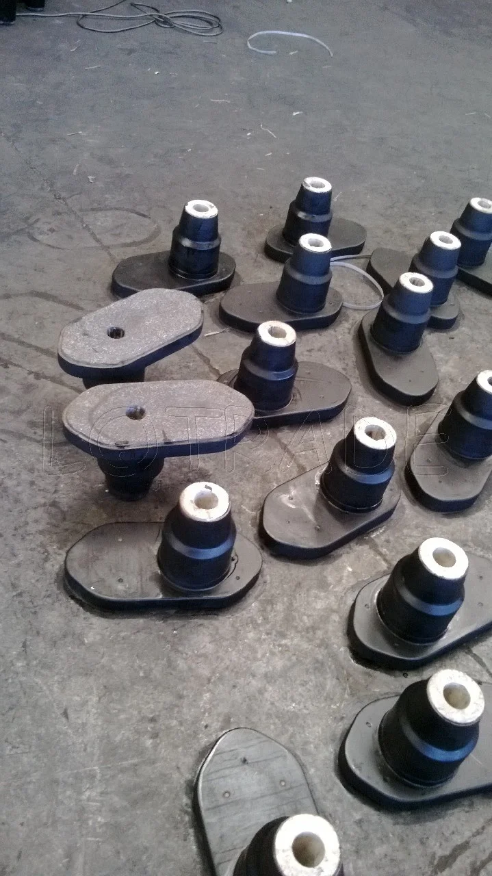 Linquan Refractory LQLV180 Slide Gate Plate with lower nozzles