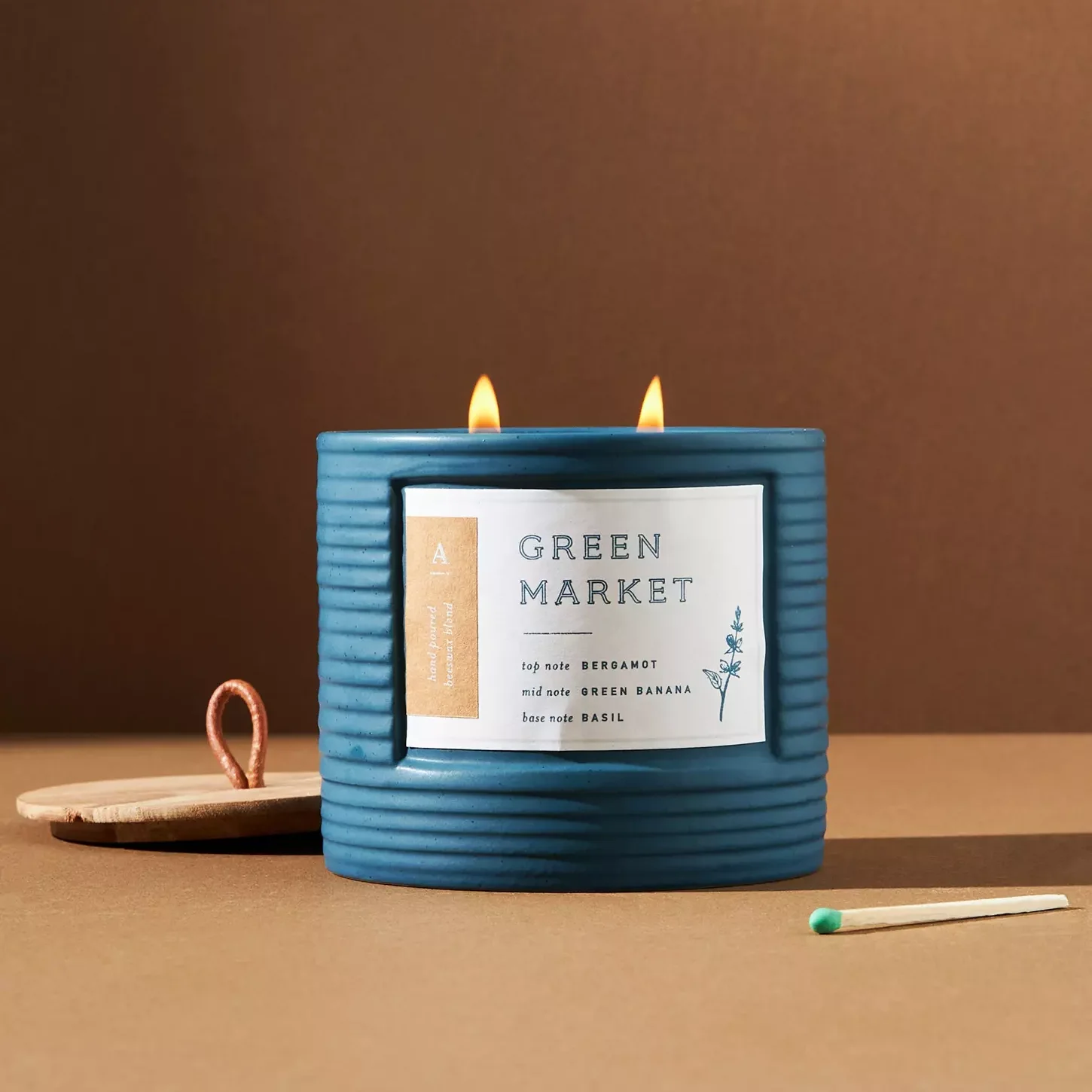 Manufactured unique customized logo candle vessels jars matte yellow ceramic candle jars for candles with wooden lid