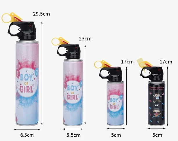 Gender Reveal Spray Boy or Girl Color powder blaste Gender Reveal Blue powder spray bottle