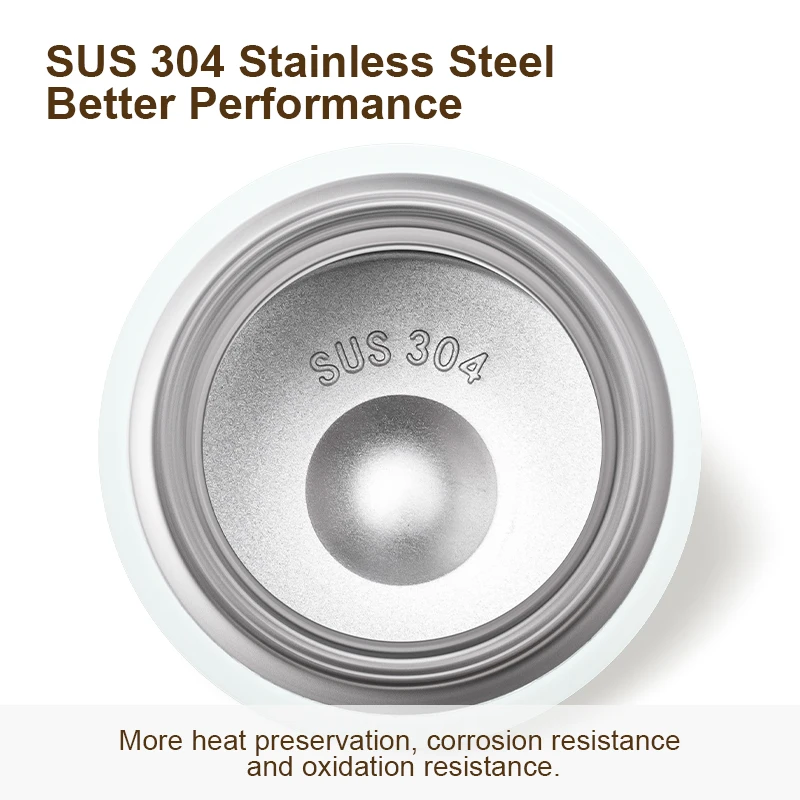 Wholesale Insulated Vacuum Hot Food Flask Thermo Stainless Steel Food Warmer Container for Food