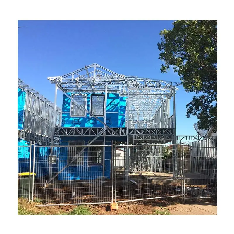 Architectural Prefab Homes 2 Story Steel Prefabricated High Quality Villa, Luxury for Australia, America, Europe Contemporary