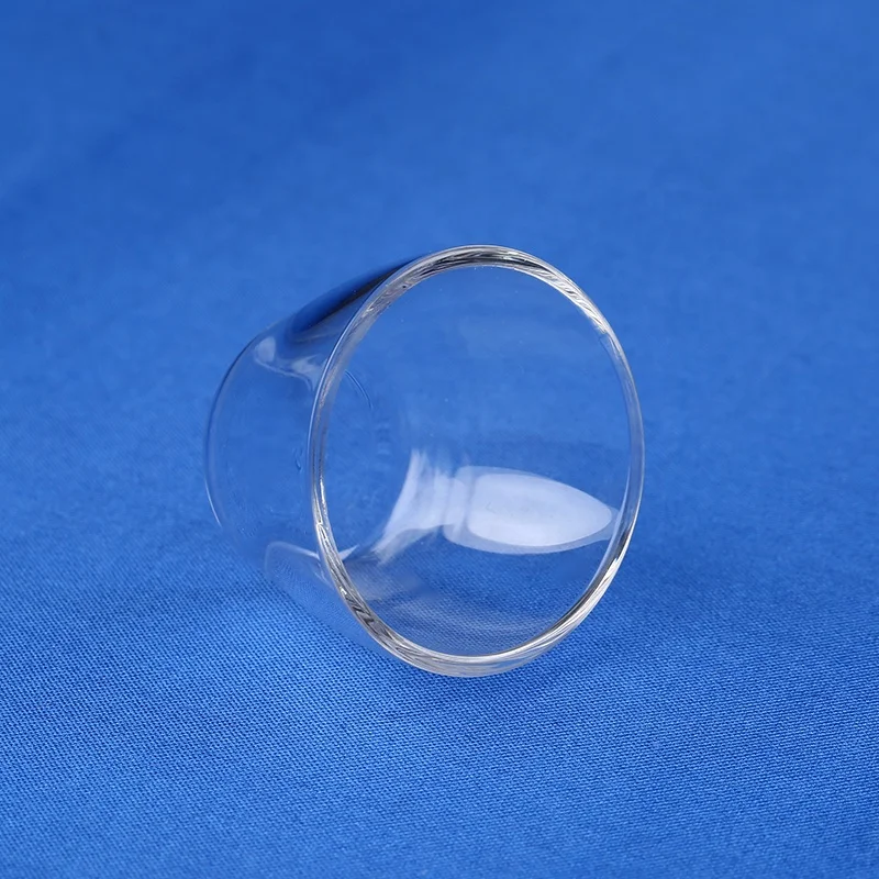 HF can be customized transparent transparent flat bottom quartz glass crucible fused quartz laboratory crucible beaker