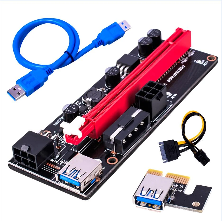 
 Переходная плата PCI-E 1-16 x extender PCI E x16 usb 3,0  