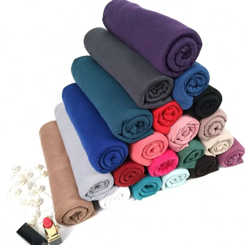 Мягкий льняной мусульманский головной платок 32 цвета, мгновенная печать, Джерси, хиджаб, шапка с полным покрытием, шарф, мусульманские шали, Женский тюрбан, головные шарфы