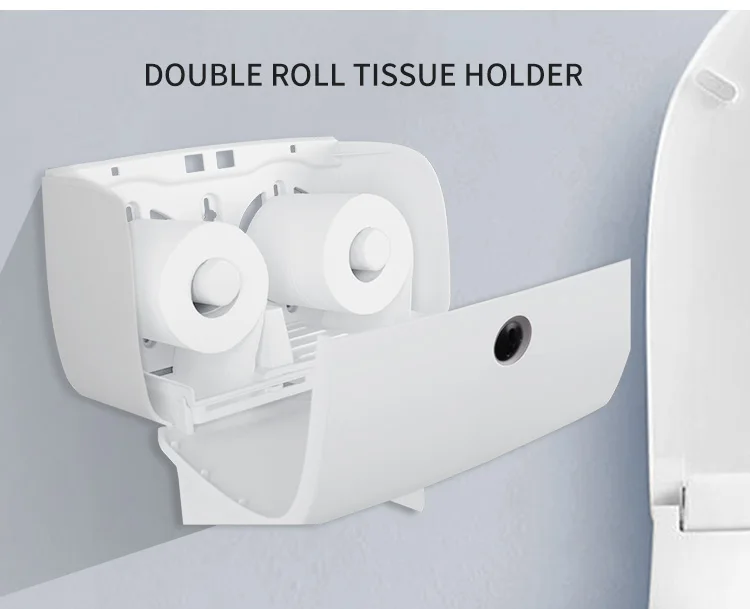 CDWK tissue holder standing toilet paper holder bathroom with phone shelf