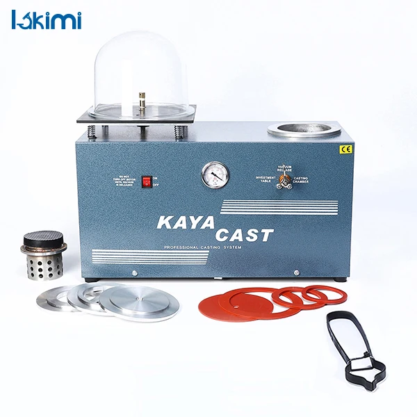 Medium-Sized 4L Vacuum Investing and Casting Machine Lakimi Mini Gold Bar Casting Machine LK-CM03