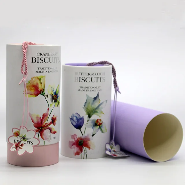 Food-grade airtight customized bakery biscuit Cookie Packaging white Kraft Paper Box