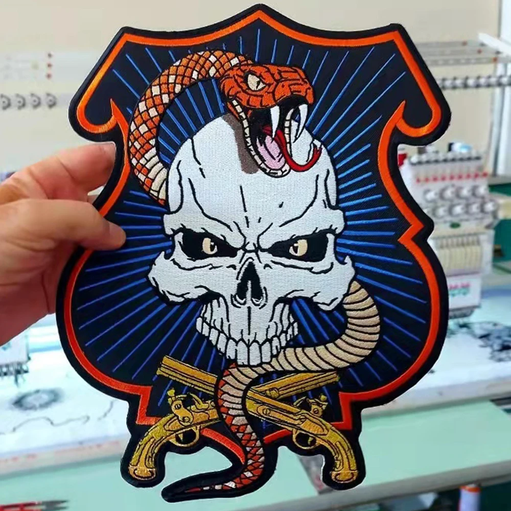 Grateful Dead Embroidered Patch White