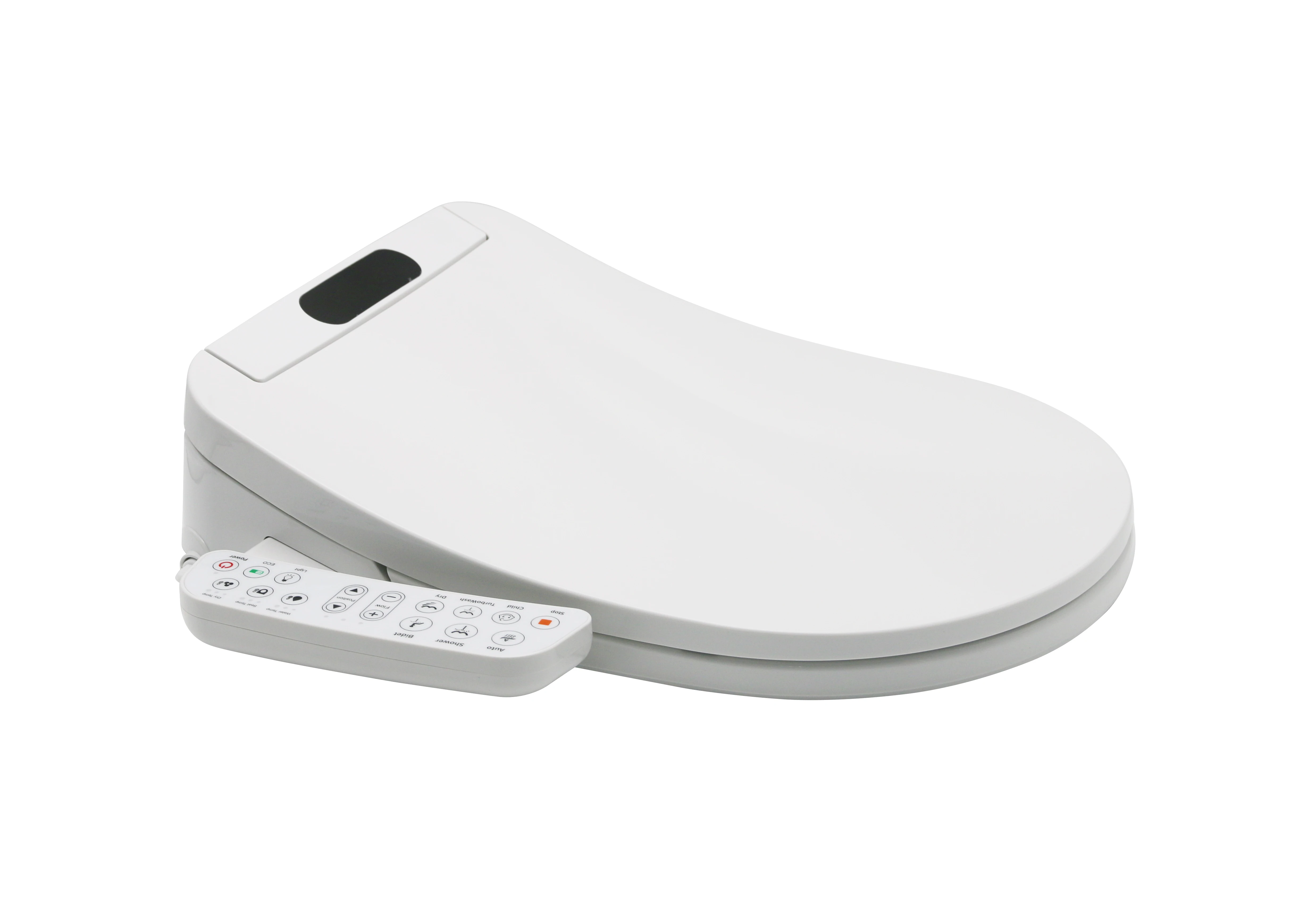 Modern Latest custom-made U shape smart toilet with side panel  electricity smart toilet seat cover with heater